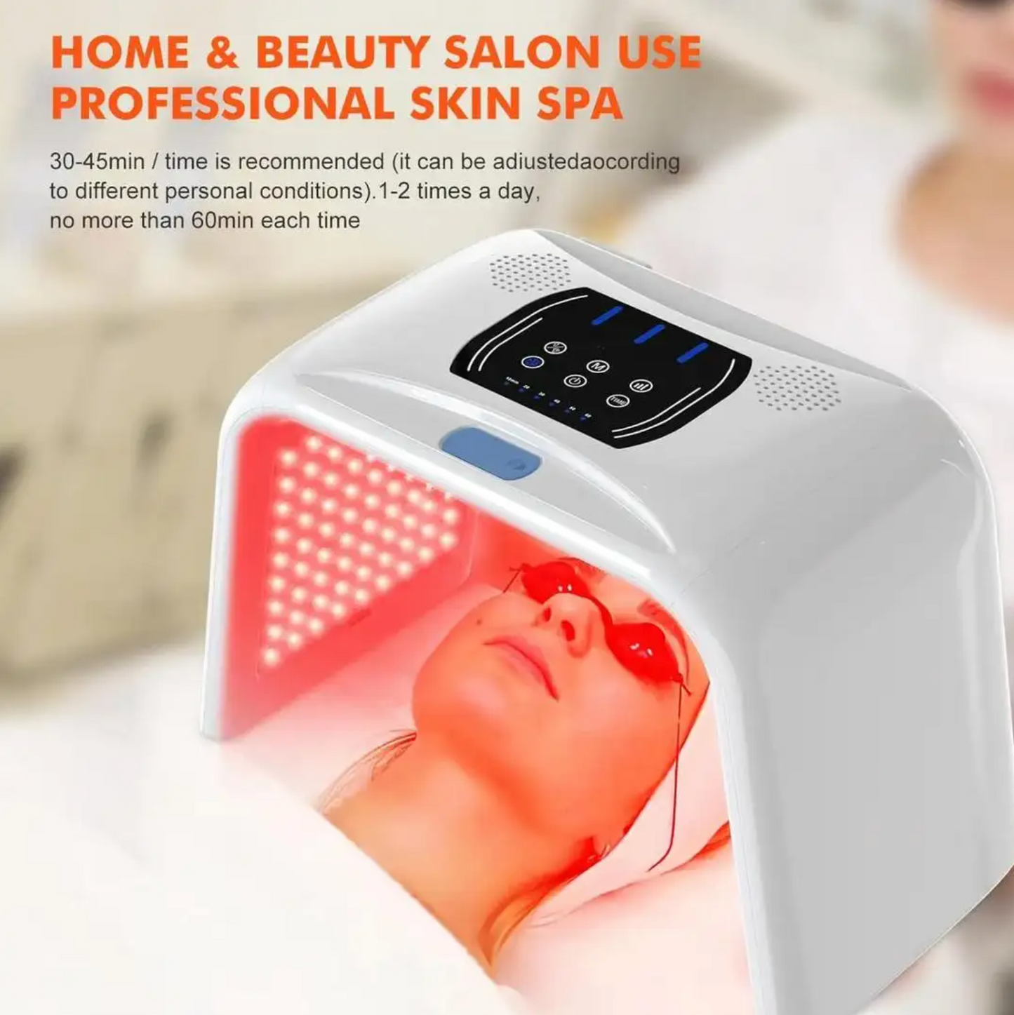 LED Light Therapy Machine with spray